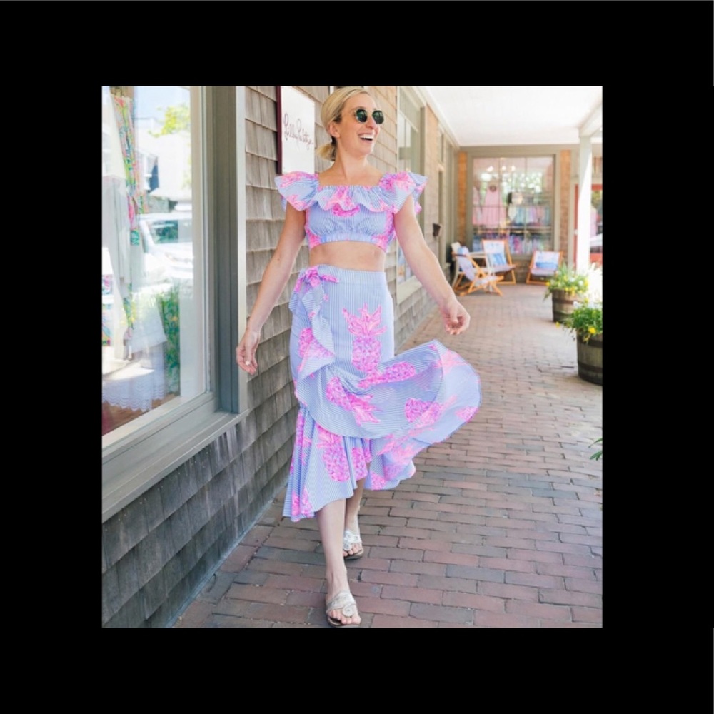 💃NWT Lilly Pulitzer 14 LARISSA Dress Skirt Set 💃 - Picture 2 of 8